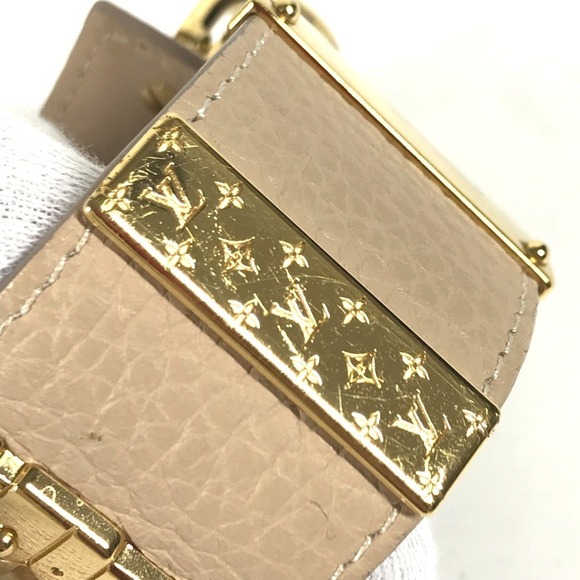 LOUIS VUITTON Cream Leather Charm Bracelet - Picture 7 of 16
